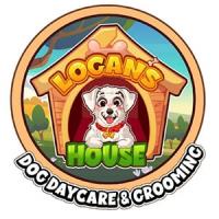 Logan's House Dog Daycare and Grooming Logo