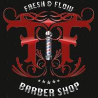 Fresh and Flow Barber Shop Logo