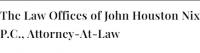Law Office of John H. Nix Logo