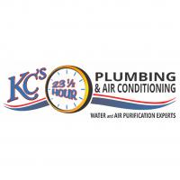 KC's 23 ½ Hour Plumbing & Air Conditioning Logo