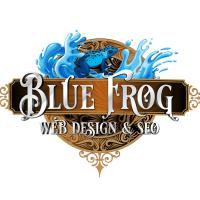 Blue Frog Web Design & SEO Logo
