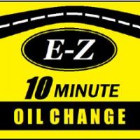 E-Z 10 Minute Oil Change Logo