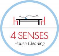 4 Senses House Cleaning Logo