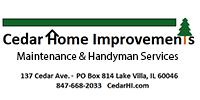 Cedar Home Improvements Logo