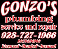Gonzo's Plumbing Service & Repair logo