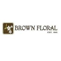 Brown Floral  logo