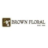 Brown Floral  Logo