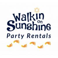 Walkin On Sunshine - Party Rentals Logo