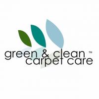 Green and Clean Carpet Care. Logo