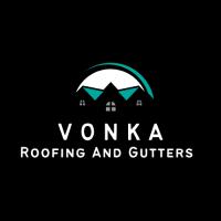 Vonka Roofing And Gutters Logo