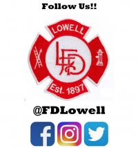 Lowell Volunteer Fire Department logo