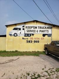Keep 'Em Trucking Service & Parts Logo