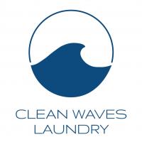 Clean Waves Laundry Logo