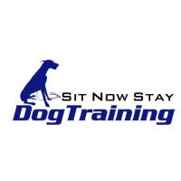 Sit Now Stay Dog Training Logo