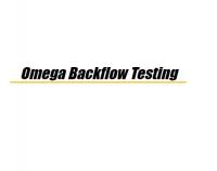 Omega Backflow Testing logo