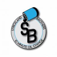 Strickland Brothers 10 Minute Oil Change Logo