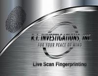 R.I. Investigations, Inc. (Lives can Fingerprinting) Logo