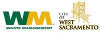 City of West Sacramento and Waste Management, Inc. logo
