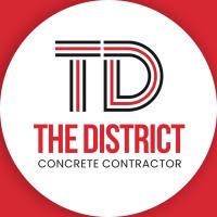 The District Concrete Contractor Logo