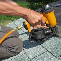 Gray Roofing Logo