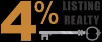 4% Listing Realty Logo