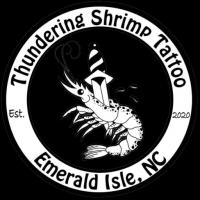 Thundering Shrimp Tattoo Logo