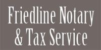 Friedline Notary & Tax Service Logo