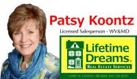 Patsy Koontz; Lifetime Dreams Real Estate Services Logo
