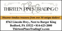 Thirteen Pines Trading Co. Logo