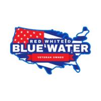 Red White & Blue Water Treatment Logo