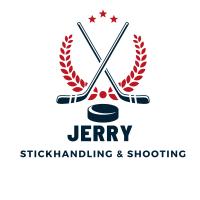 Jerry Stickhandling and Shooting logo