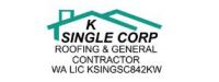 K Single Corp Decks , Roofing Contractors Logo