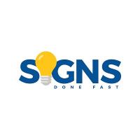 Signs Done Fast | Sign Company, Custom Signs & Electrical Signs Logo
