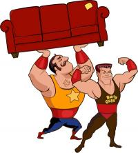 Burly Guys Junk Removal Logo