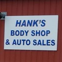 Hank's Body Shop, Auto Sales and Mechanical Logo