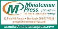 Minuteman Press Stamford logo