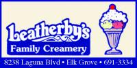 Leatherby's Family Creamery Elk Grove logo
