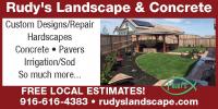 Rudy's Landscape & Concrete logo