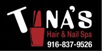 Tina's Hair and Nail Spa logo