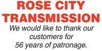Rose City Transmission logo