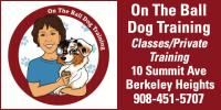 On The Ball Dog Training logo