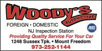 Woody's Automotive logo