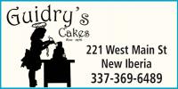 GUIDRY'S CAKE SHOP logo
