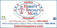 HEBERT'S SPECIALTY MEATS logo