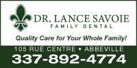 DR. LANCE SAVOIE, DDS logo