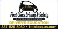 FIRST CLASS DRIVING & SAFETY logo