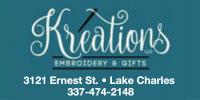KREATIONS EMBROIDERY & GIFTS logo