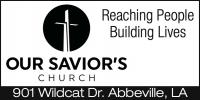 OUR SAVIOR'S CHURCH-ABBEVILLE logo