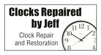 Clocks Repaired By Jeff logo